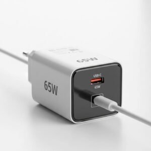 شاحن سريع بقوة 65 واط بمنفذ USB-C